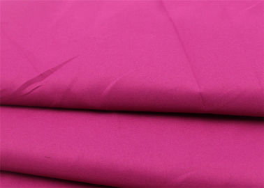 China Pink Thin Polyester Pongee Fabric Skin - Friendly Elegant Appearance supplier
