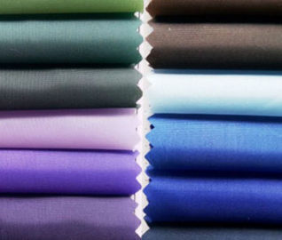 China 210T Purple Polyester Taffeta Fabric Yarn Dyed Pattern Customized Color supplier