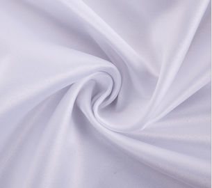 China Peach Skin Twill Polyester Knit Fabric 75 * 150D Yarn Count Customized Color supplier
