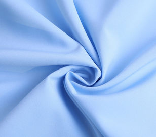 China Blue  4 Way Stretch Yarn Dyed Fabric 95 Polyester 5 Spandex Fabric For Lining supplier