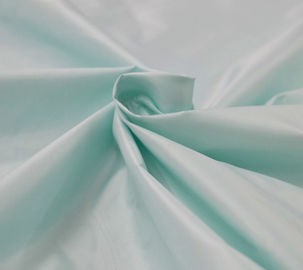 China PU / PA Coated Polyester Taffeta Fabric 420T Plain Dyed 20 * 20d Yarn Count supplier