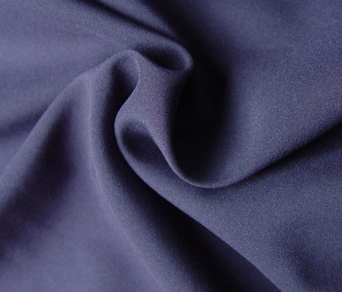 Purple 100 Polyester Woven Fabric 78 Gsm Customized Color Eco Friendly