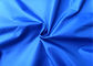 Blue Polyester Woven Fabric 190T Yarn Count Taffeta Comfortable Hand Feel supplier