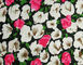 Smooth Surface Printed Polyester Fabric , Fashionable 270T Printed Satin Fabric supplier