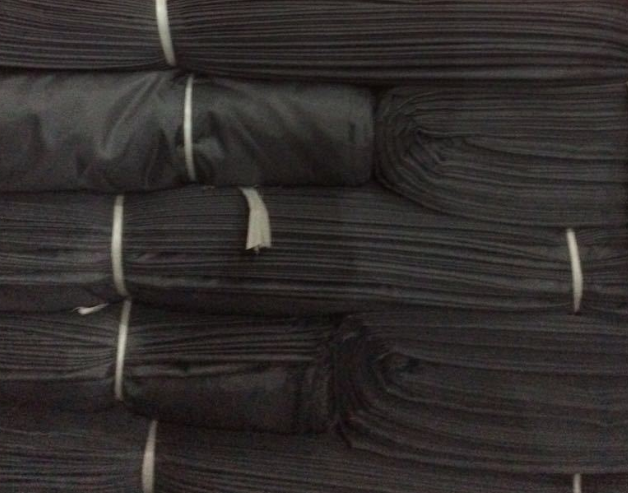100% Polyester Taffeta Lining Fabric , Woven & Dyeing Green Taffeta Fabric