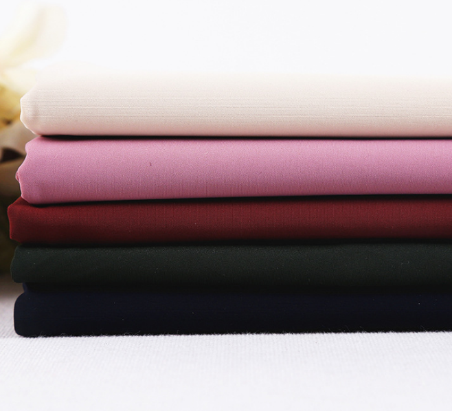 Smooth Surface Yarn Dyed Fabric / 82 Polyester 18 Spandex Fabric180 Gsm