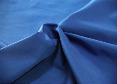 China Blue 100 Percent Polyester Fabric , 190T 63 * 63D Polyester Blend Fabric supplier