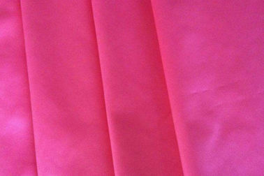 China 100 Polyester Satin Fabric By The Yard , Pink Stretch Satin Lining Fabric supplier