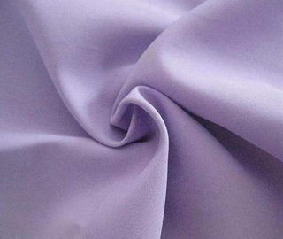 China Purple Polyester Spandex Fabric , Light And Elegant Pongee Lining Fabric supplier