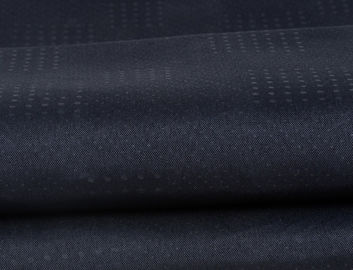 China Waterproof Black Polyester Taffeta Fabric 20 * 20D Yarn Count For Bag supplier