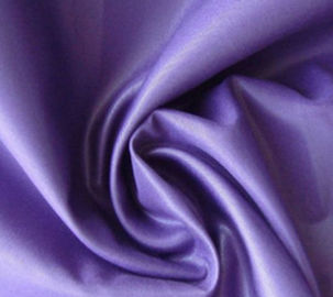 China Elegant Appearance Polyester Pongee Fabric 360T Yarn Count Comfortable Hand Feel supplier