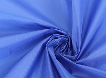 China 380T Poly Blue Taffeta Fabric , Light And Thin Polyester Lining Fabric supplier