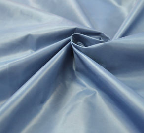 China 40 * 40D Plain Dyed PA Coating Fabric 320T Poly Taffet Smooth Surface Waterproof supplier