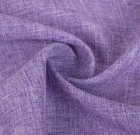 China 300 * 300D Purple Polyester Knit Fabric Comfortable Hand Feel Washable supplier