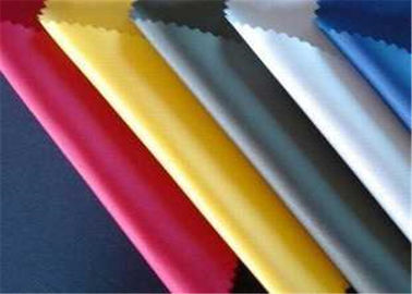 Blue Polyester Woven Fabric 190T Yarn Count Taffeta Comfortable Hand Feel supplier