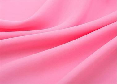 Pink Thin Polyester Pongee Fabric Skin - Friendly Elegant Appearance supplier