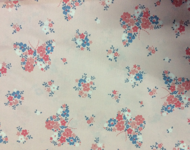 Smooth Surface Printed Polyester Fabric , Fashionable 270T Printed Satin Fabric