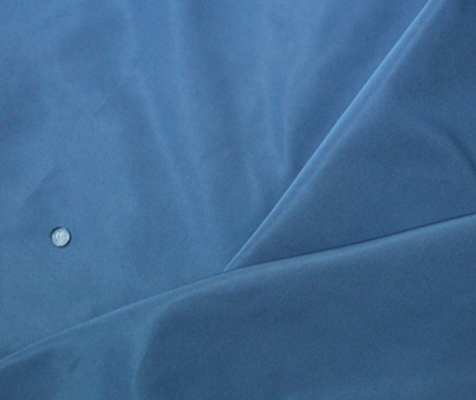 Blue 100 Percent Polyester Fabric , 190T 63 * 63D Polyester Blend Fabric