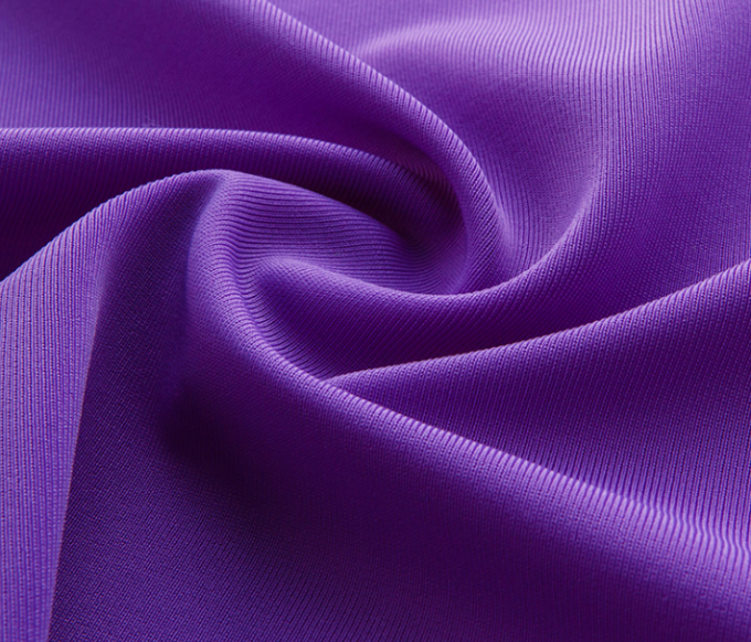 2 Way Stretch Polyester Fabric , Knitted 88 Polyester 12 Spandex Fabric